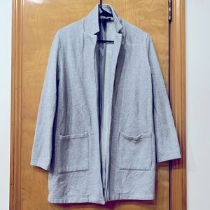 Forever 21 gray sweatshirt blazer. Only worn a few times, super comfy in EUC